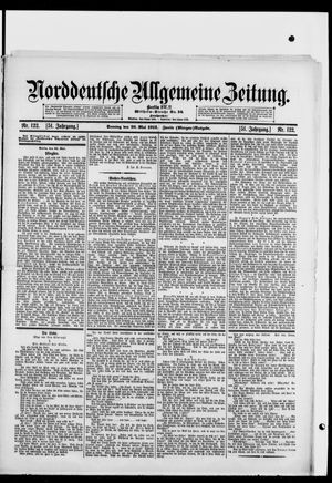 Norddeutsche allgemeine Zeitung vom 26.05.1912