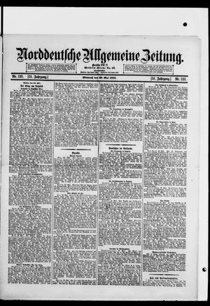 Norddeutsche allgemeine Zeitung on May 29, 1912