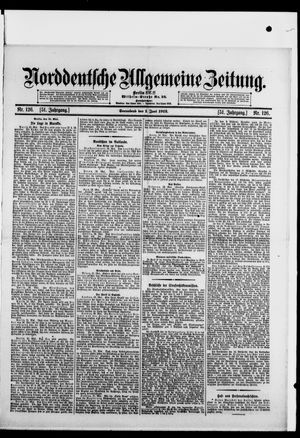 Norddeutsche allgemeine Zeitung vom 01.06.1912