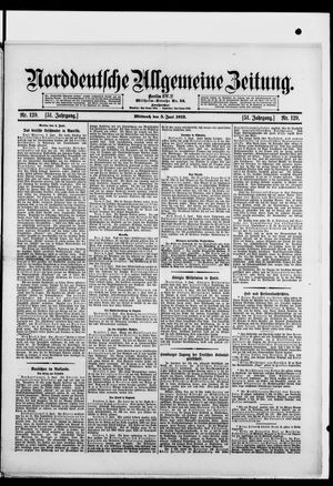 Norddeutsche allgemeine Zeitung vom 05.06.1912