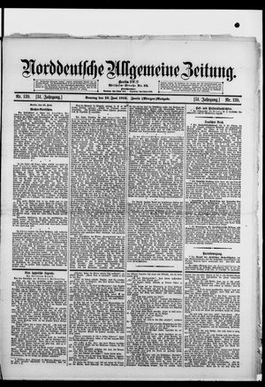 Norddeutsche allgemeine Zeitung vom 16.06.1912