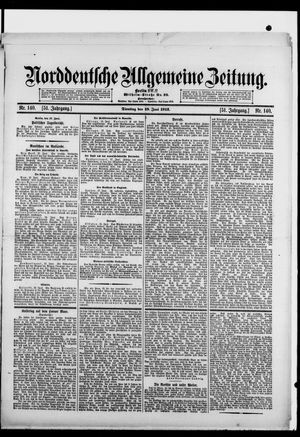 Norddeutsche allgemeine Zeitung vom 18.06.1912