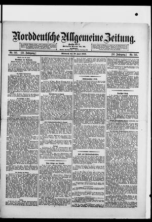 Norddeutsche allgemeine Zeitung vom 19.06.1912