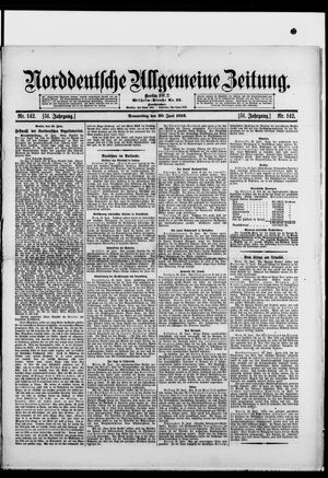 Norddeutsche allgemeine Zeitung vom 20.06.1912