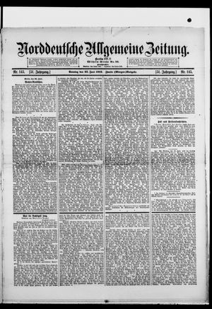 Norddeutsche allgemeine Zeitung vom 23.06.1912