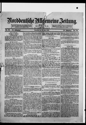 Norddeutsche allgemeine Zeitung vom 29.06.1912