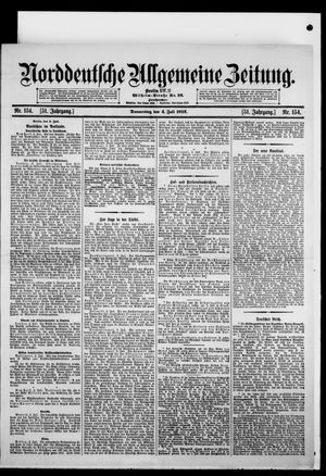 Norddeutsche allgemeine Zeitung vom 04.07.1912