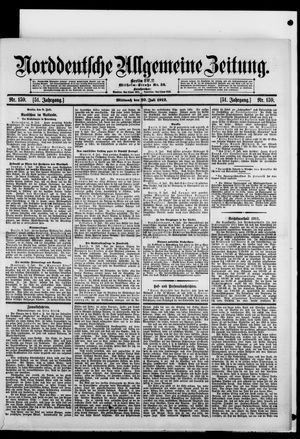 Norddeutsche allgemeine Zeitung vom 10.07.1912