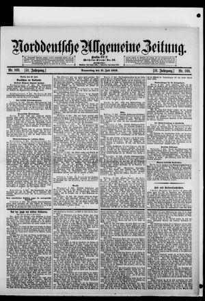 Norddeutsche allgemeine Zeitung vom 11.07.1912