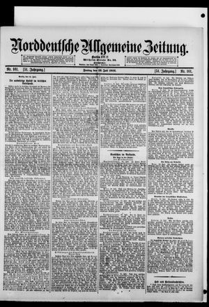 Norddeutsche allgemeine Zeitung vom 12.07.1912