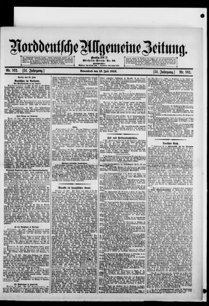 Norddeutsche allgemeine Zeitung on Jul 13, 1912