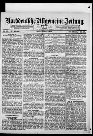 Norddeutsche allgemeine Zeitung vom 17.07.1912