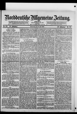 Norddeutsche allgemeine Zeitung vom 18.07.1912