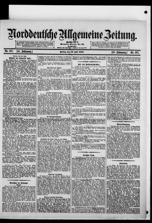 Norddeutsche allgemeine Zeitung vom 19.07.1912