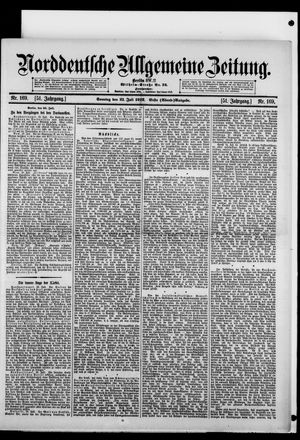 Norddeutsche allgemeine Zeitung vom 21.07.1912
