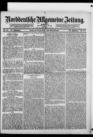 Norddeutsche allgemeine Zeitung vom 28.07.1912