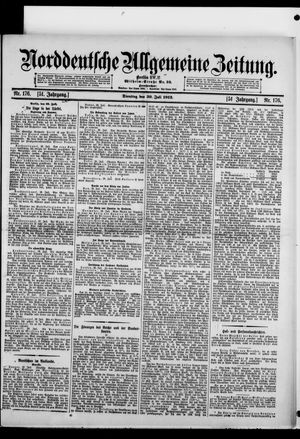 Norddeutsche allgemeine Zeitung vom 30.07.1912