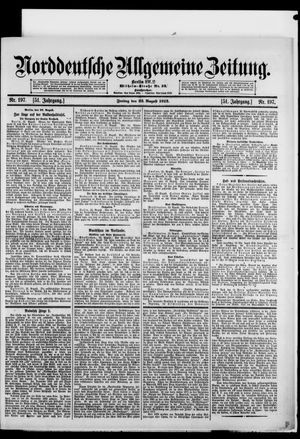 Norddeutsche allgemeine Zeitung vom 23.08.1912