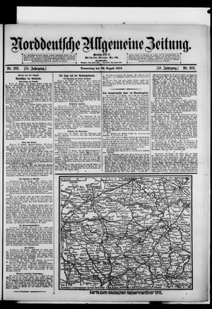 Norddeutsche allgemeine Zeitung vom 29.08.1912
