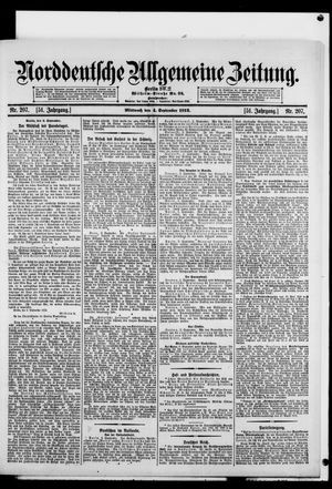 Norddeutsche allgemeine Zeitung vom 04.09.1912