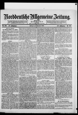 Norddeutsche allgemeine Zeitung vom 06.09.1912