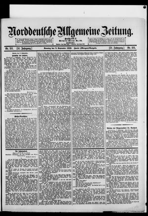 Norddeutsche allgemeine Zeitung vom 08.09.1912