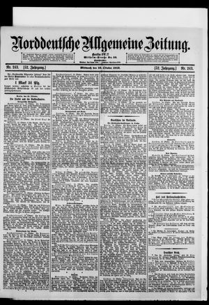 Norddeutsche allgemeine Zeitung vom 16.10.1912