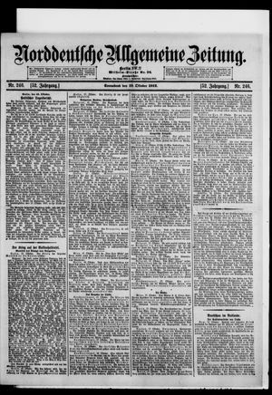 Norddeutsche allgemeine Zeitung vom 19.10.1912