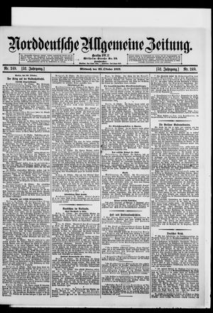 Norddeutsche allgemeine Zeitung vom 23.10.1912