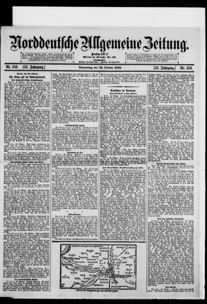 Norddeutsche allgemeine Zeitung vom 24.10.1912