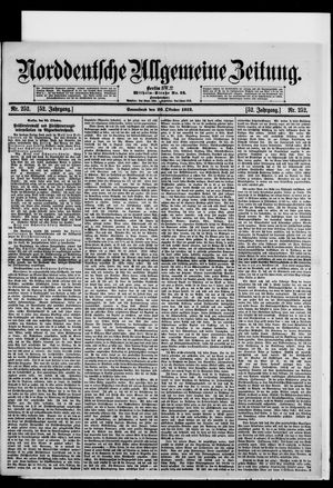 Norddeutsche allgemeine Zeitung vom 26.10.1912