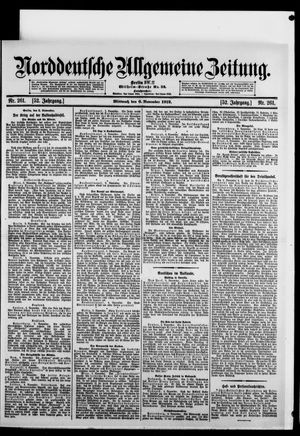 Norddeutsche allgemeine Zeitung on Nov 6, 1912