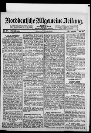 Norddeutsche allgemeine Zeitung vom 08.11.1912
