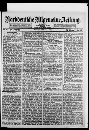 Norddeutsche allgemeine Zeitung vom 13.11.1912