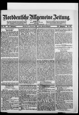 Norddeutsche allgemeine Zeitung vom 01.12.1912