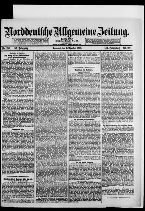 Norddeutsche allgemeine Zeitung vom 07.12.1912
