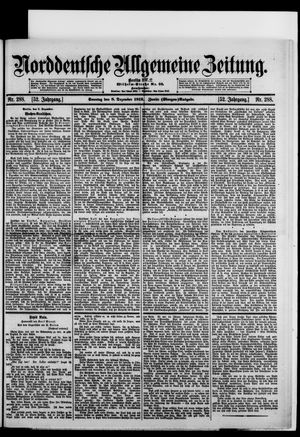 Norddeutsche allgemeine Zeitung vom 08.12.1912