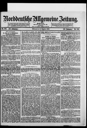 Norddeutsche allgemeine Zeitung vom 11.12.1912