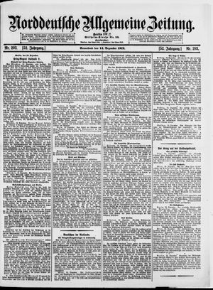 Norddeutsche allgemeine Zeitung vom 14.12.1912