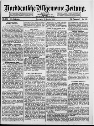 Norddeutsche allgemeine Zeitung vom 17.12.1912