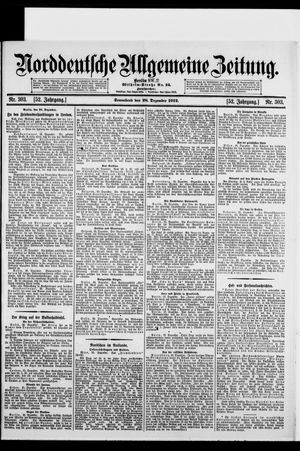 Norddeutsche allgemeine Zeitung vom 28.12.1912