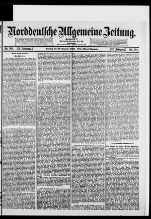 Norddeutsche allgemeine Zeitung vom 29.12.1912