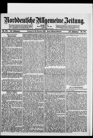 Norddeutsche allgemeine Zeitung on Dec 29, 1912