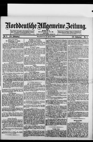 Norddeutsche allgemeine Zeitung vom 11.01.1913