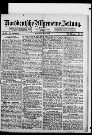 Norddeutsche allgemeine Zeitung vom 07.02.1913