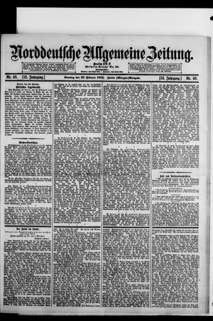 Norddeutsche allgemeine Zeitung vom 23.02.1913