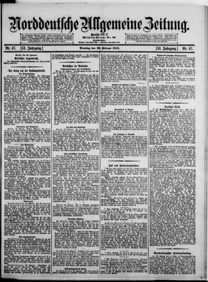 Norddeutsche allgemeine Zeitung on Feb 25, 1913