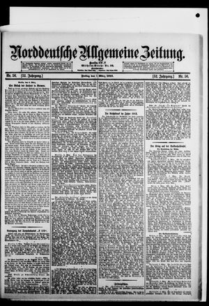 Norddeutsche allgemeine Zeitung vom 07.03.1913