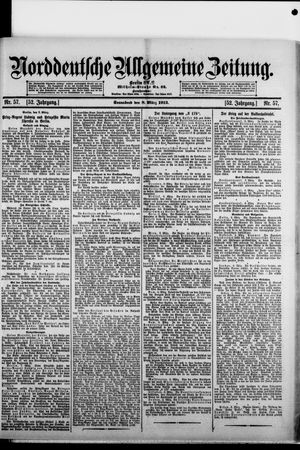Norddeutsche allgemeine Zeitung on Mar 8, 1913