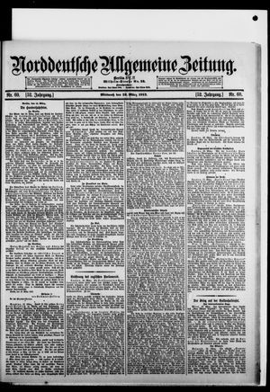 Norddeutsche allgemeine Zeitung vom 12.03.1913